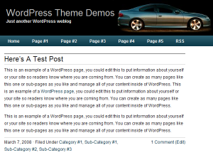 Nitrous Theme for WordPress image preview