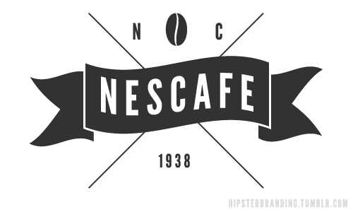 Nescafe logo by Hipster Branding