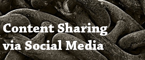 content sharing via social media