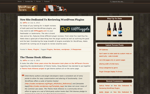 WordPress Tavern website