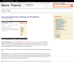 News Theme for WordPress preview image