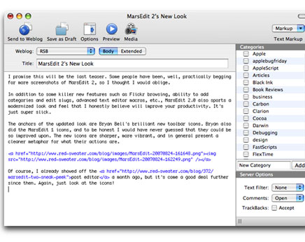 MarsEdit Blog Editor