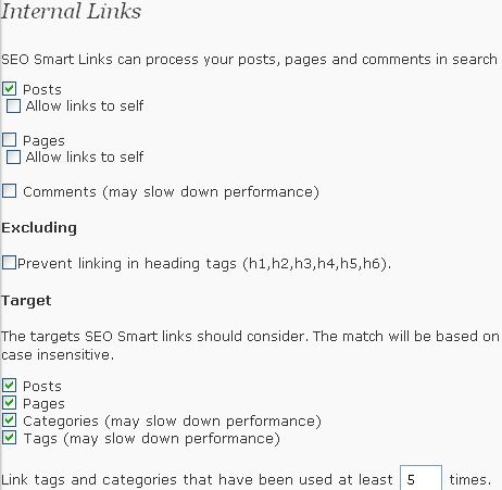 SEO smart links