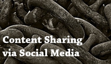 content sharing via social media